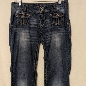 Angel's low-rise bootcut jeans - size 11